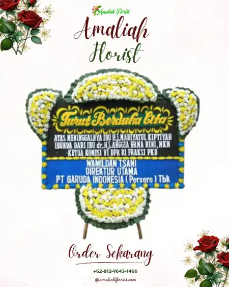 Papan Bunga Duka Karusen Janang